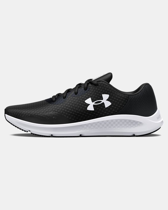 Men's UA Charged Pursuit 3 Running Shoes in Black image number 5